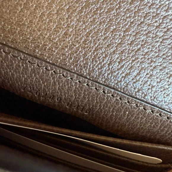 GUCCI BORSA FRAGOLA DOPPIA G MINI GG SUPREME BEIGE/EBANO (LIMITED EDITION) - Picture 5 of 5